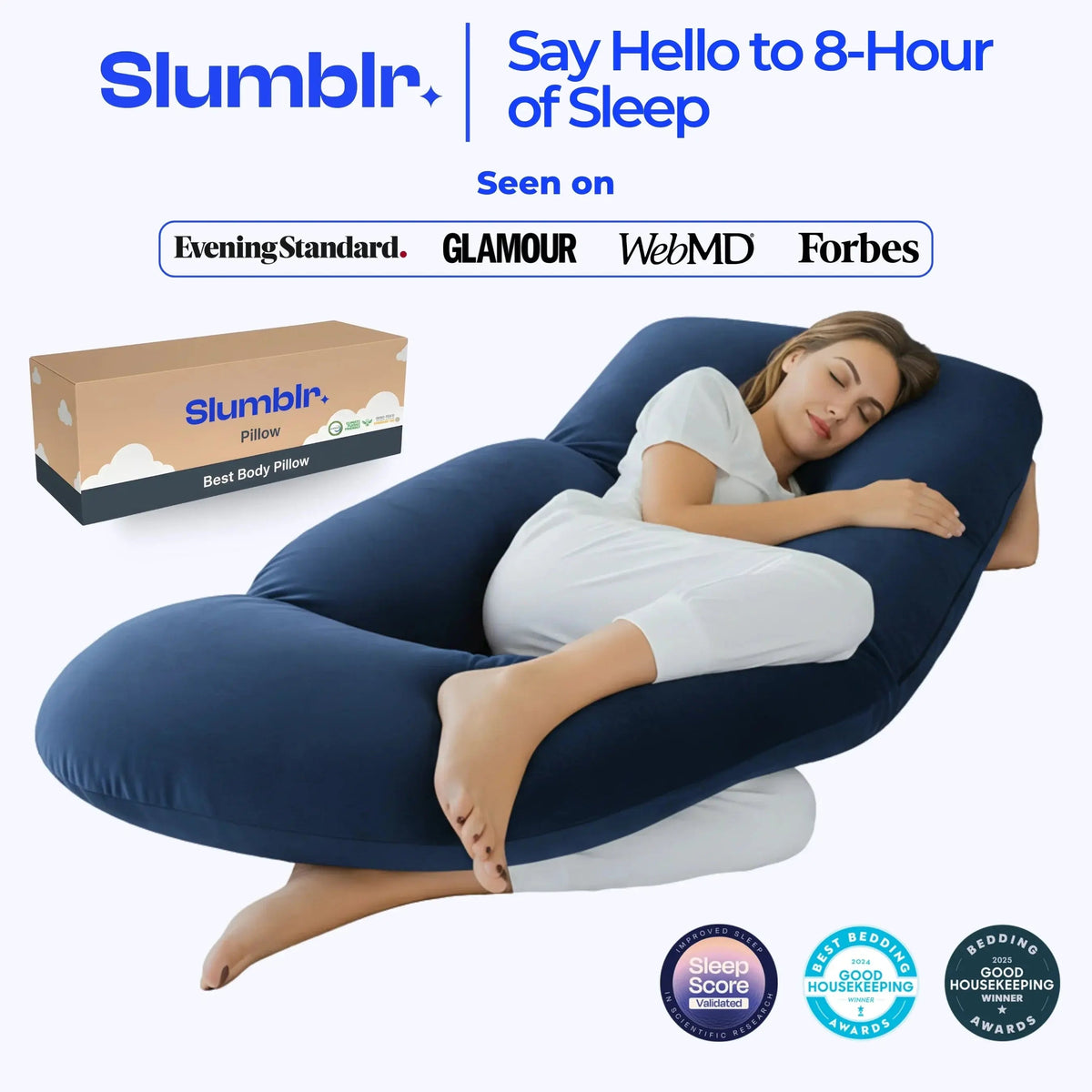 U Shaped Pregnancy Body Pillow for Cooling Full Body Support