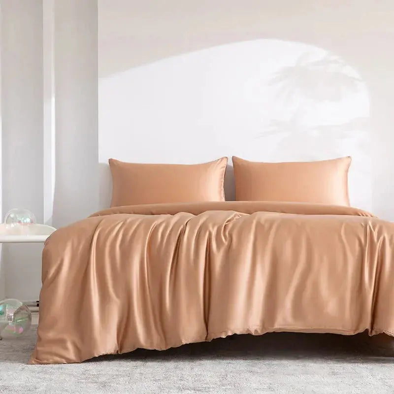 Luxury Bamboo Bed Sheets Set Soft Breathable 4 Piece Bedding