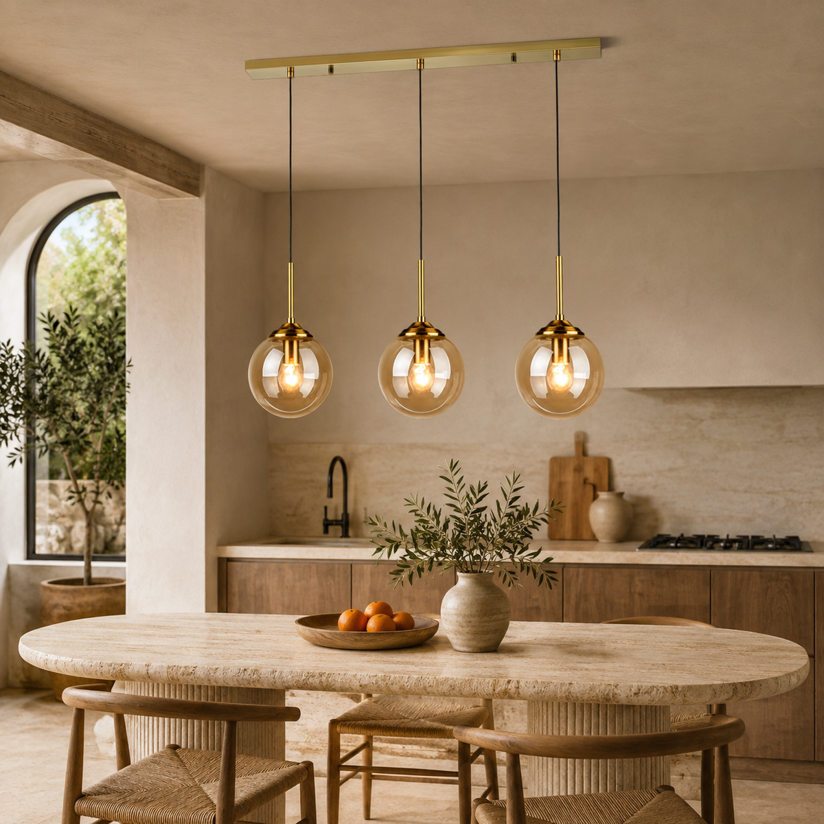 Soren Modern Glass Pendant Light