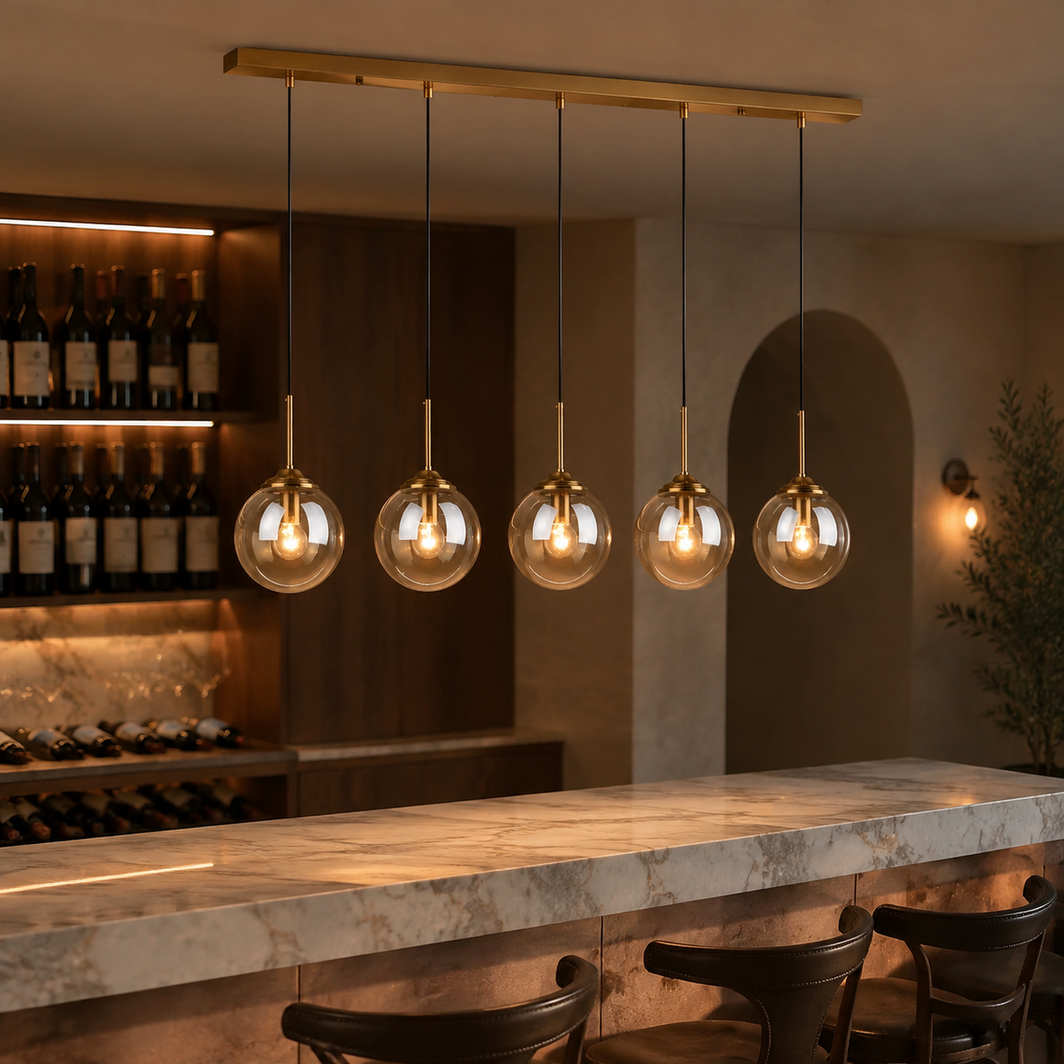 Soren Modern Glass Pendant Light