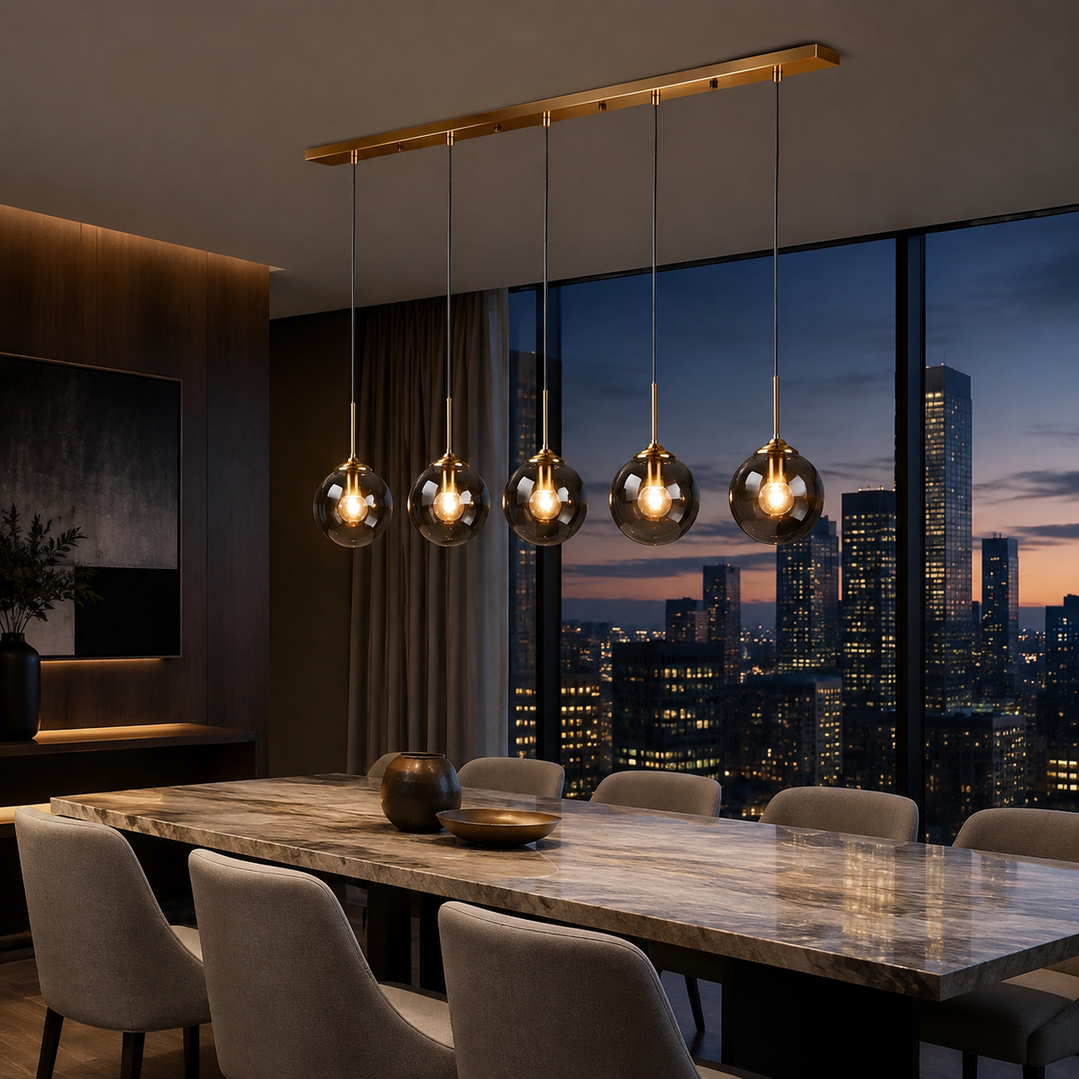 Soren Modern Glass Pendant Light