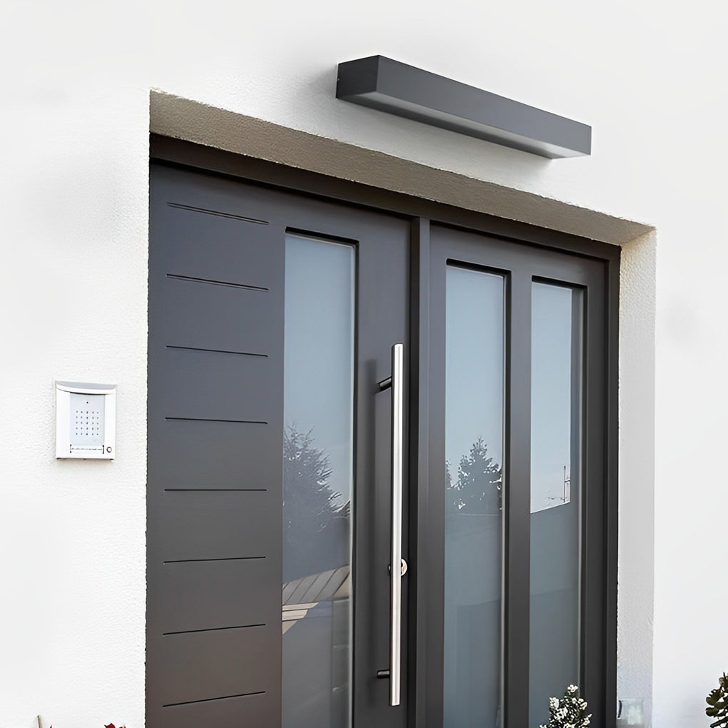 Exterior Porch Light Fixtures Modern Waterproof Door Number LED Light