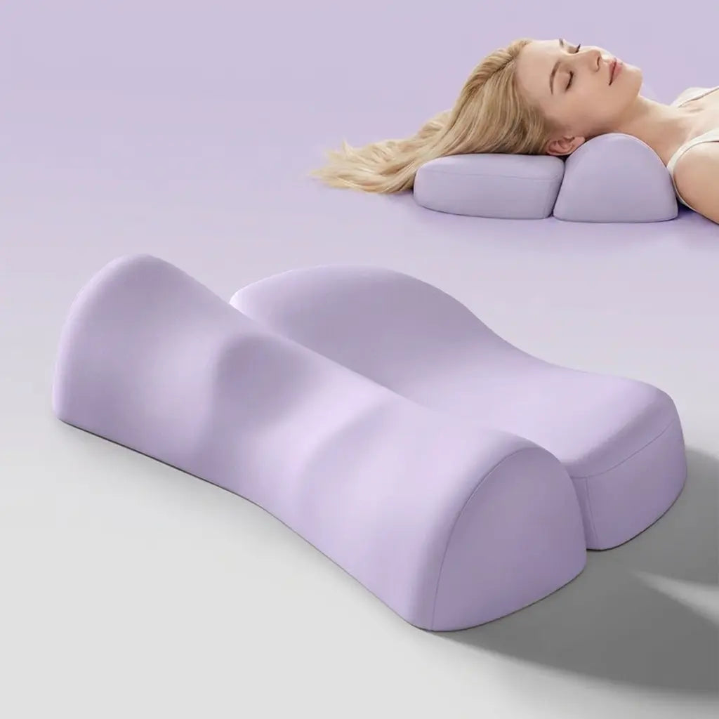 Ergonomic Contour Pillow Zoned Support Memory Foam Sleep