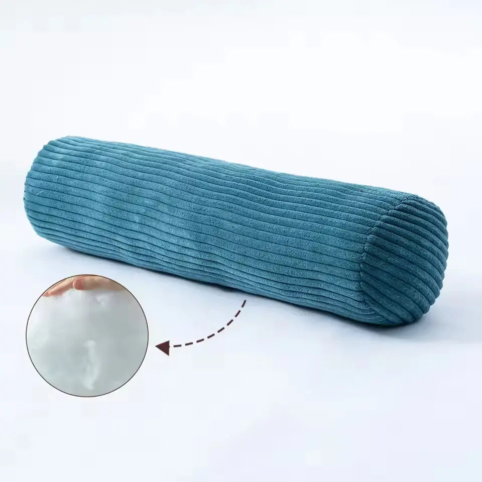 Knit Bolster Cushion Decorative Support Bed Sofa Chair