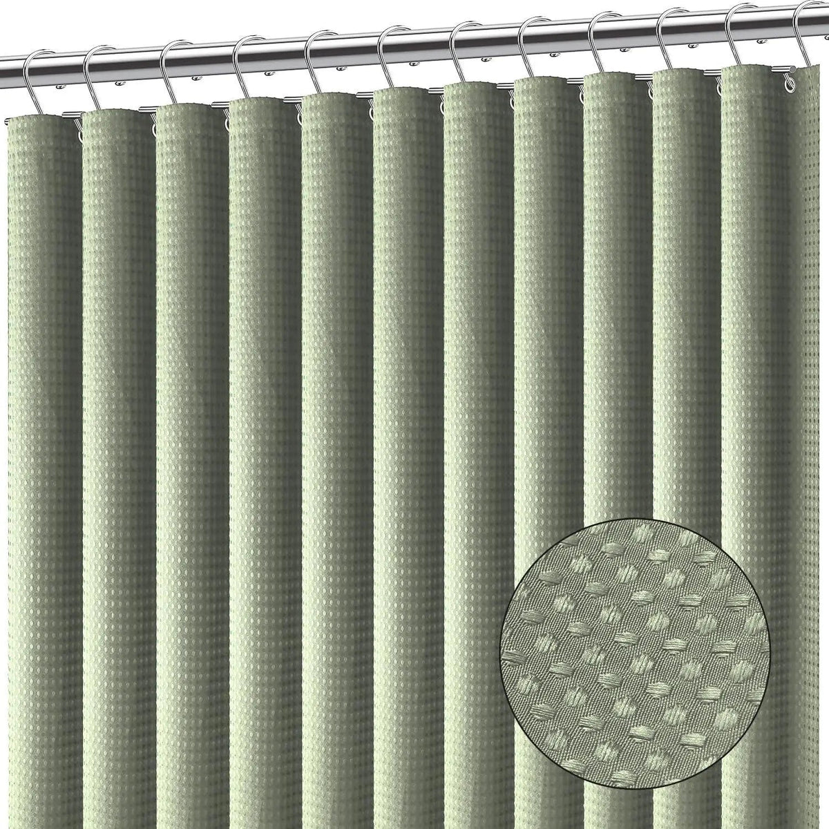 Blackout Curtain Set with Thermal Coated Lining for Bedroom