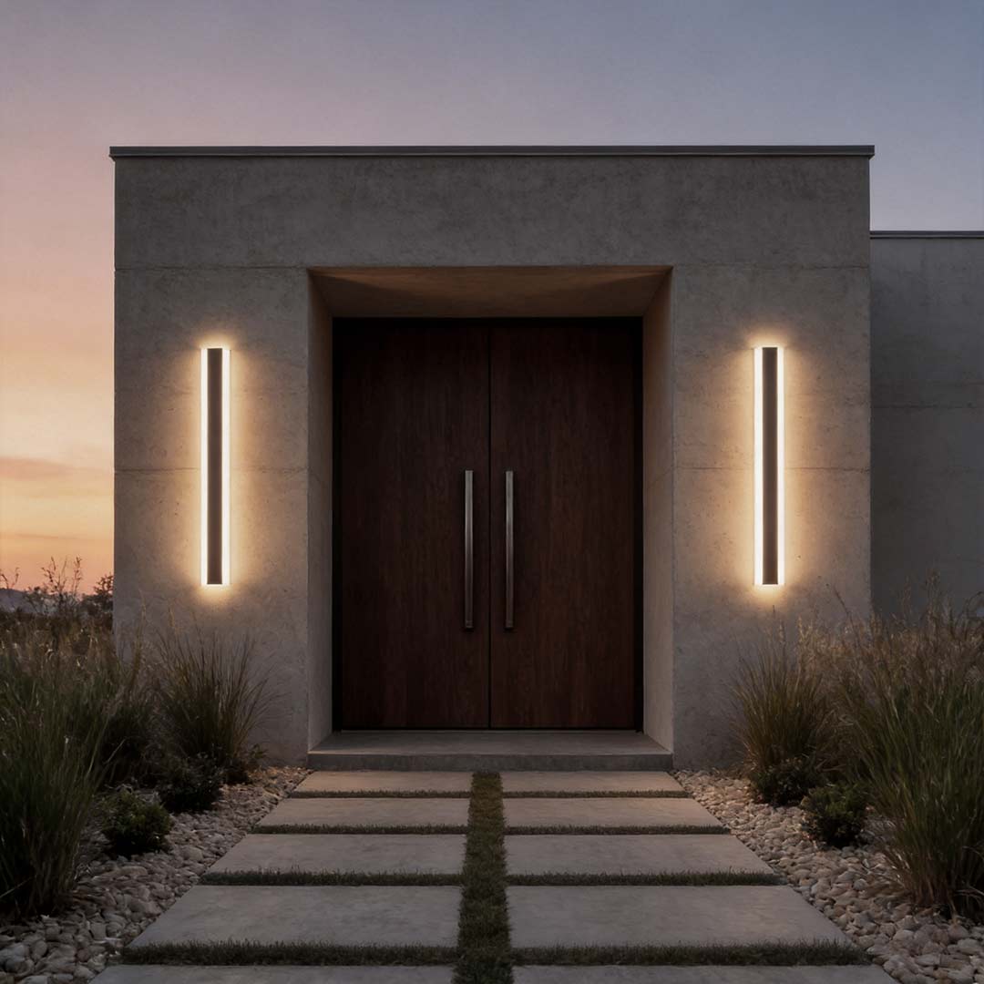 Waterproof Linear LED Outdoor Wall Light for Porch Patio Gate