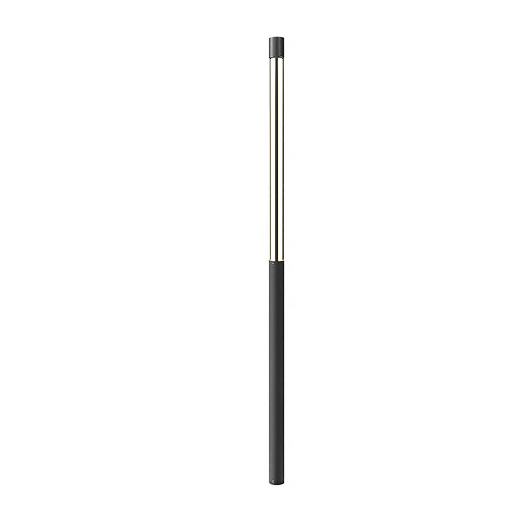 Black LED Cylinder Bollard Light for Outdoor Landscape Pathway