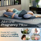 U Shaped Pregnancy Body Pillow for Cooling Full Body Support