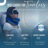 Double Support Travel Neck Pillow for Flights and Long Car Rides