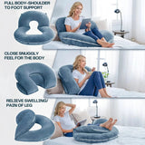 Adjustable U Shaped Reading Pillow with Folding Modular Design