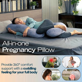 Mama Chill Pillow - U-Shaped Cooling Pregnancy Body Pillow