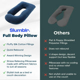 U Shaped Pregnancy Body Pillow for Cooling Full Body Support