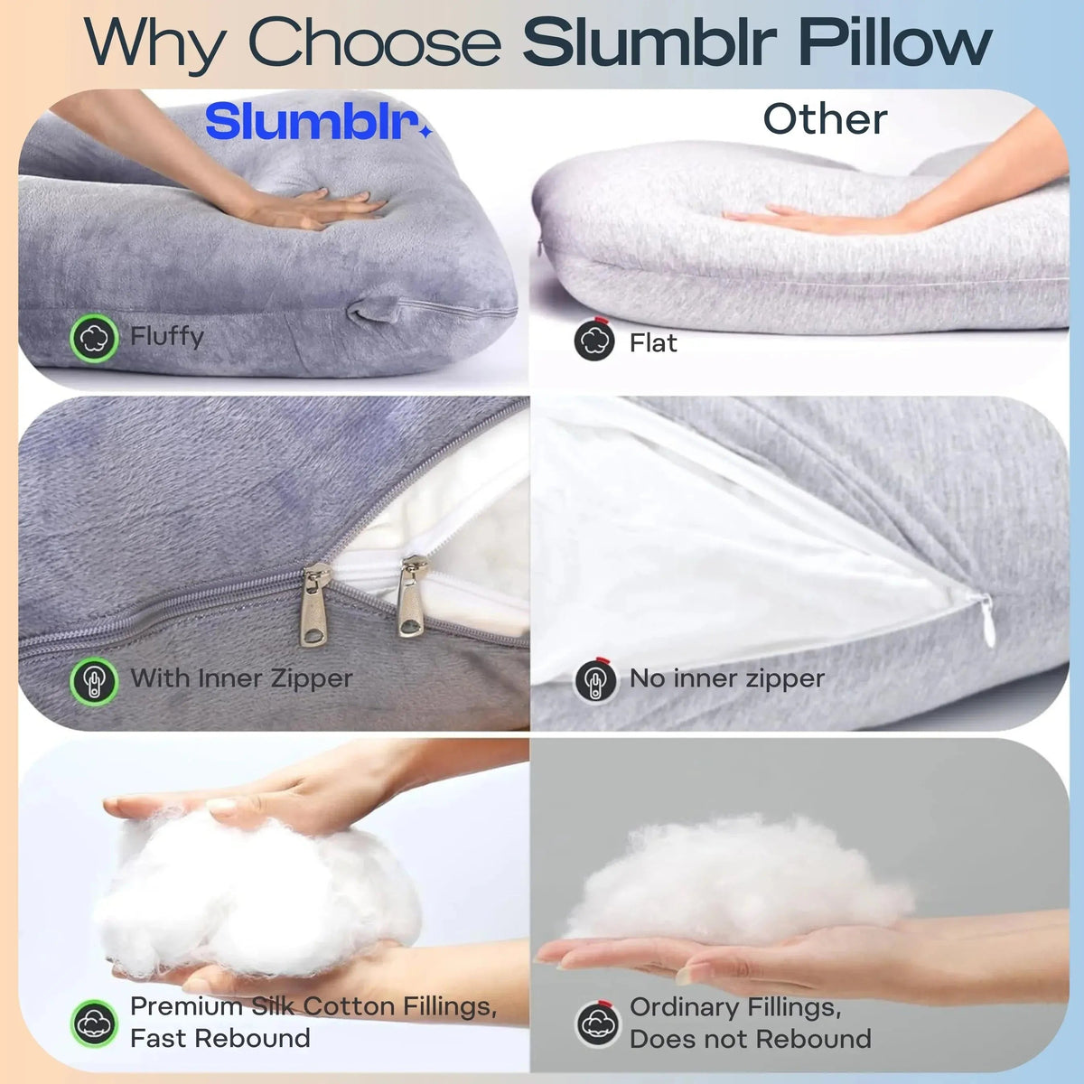 U Shaped Pregnancy Body Pillow for Cooling Full Body Support