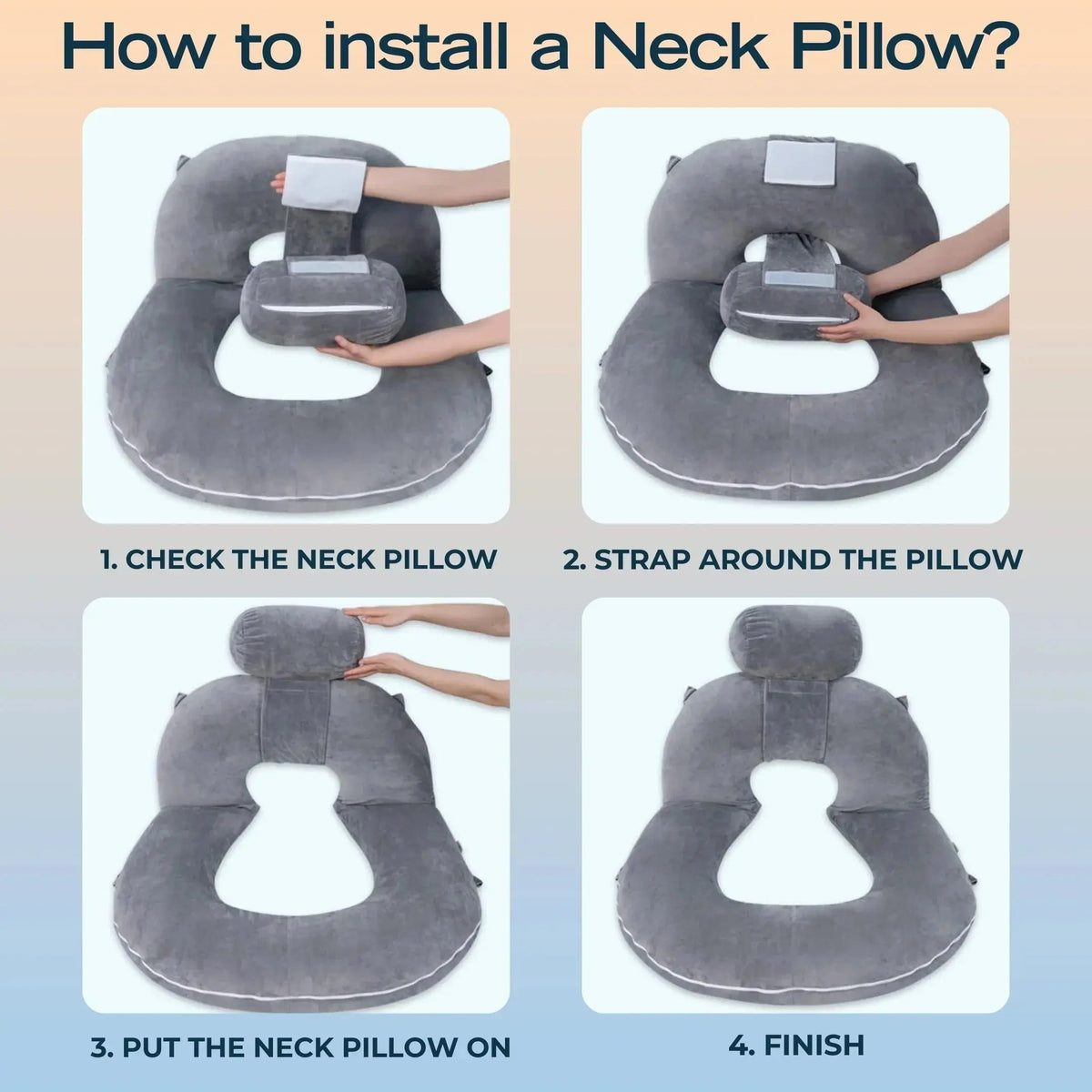 U-Shaped Reading Pillow