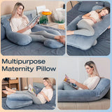 Mama Chill Pillow - U-Shaped Cooling Pregnancy Body Pillow