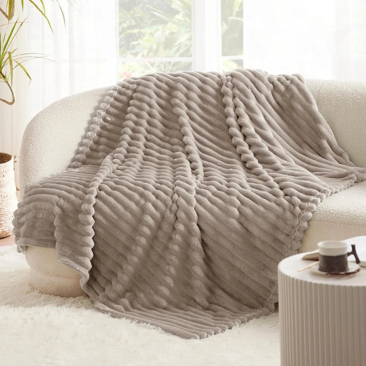 Faux Fur Throw Blanket Soft Plush Warm Sofa Bed Home Decor