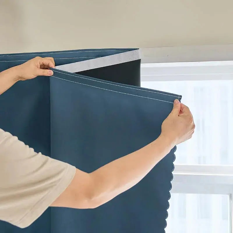 Self Adhesive Portable Blackout Curtain for Bedroom and Travel