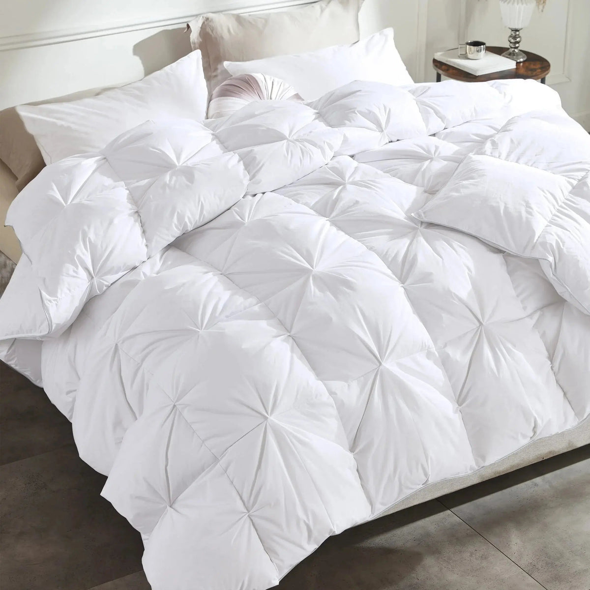 Goose Down Comforter All Season Warmth Ultra Soft Bedroom