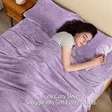 Flannel Fleece Bedding Set Sheet and Pillowcases Cozy Warm