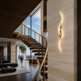 Virela Sculptural Wave Wall Light