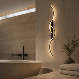 Virela Sculptural Wave Wall Light