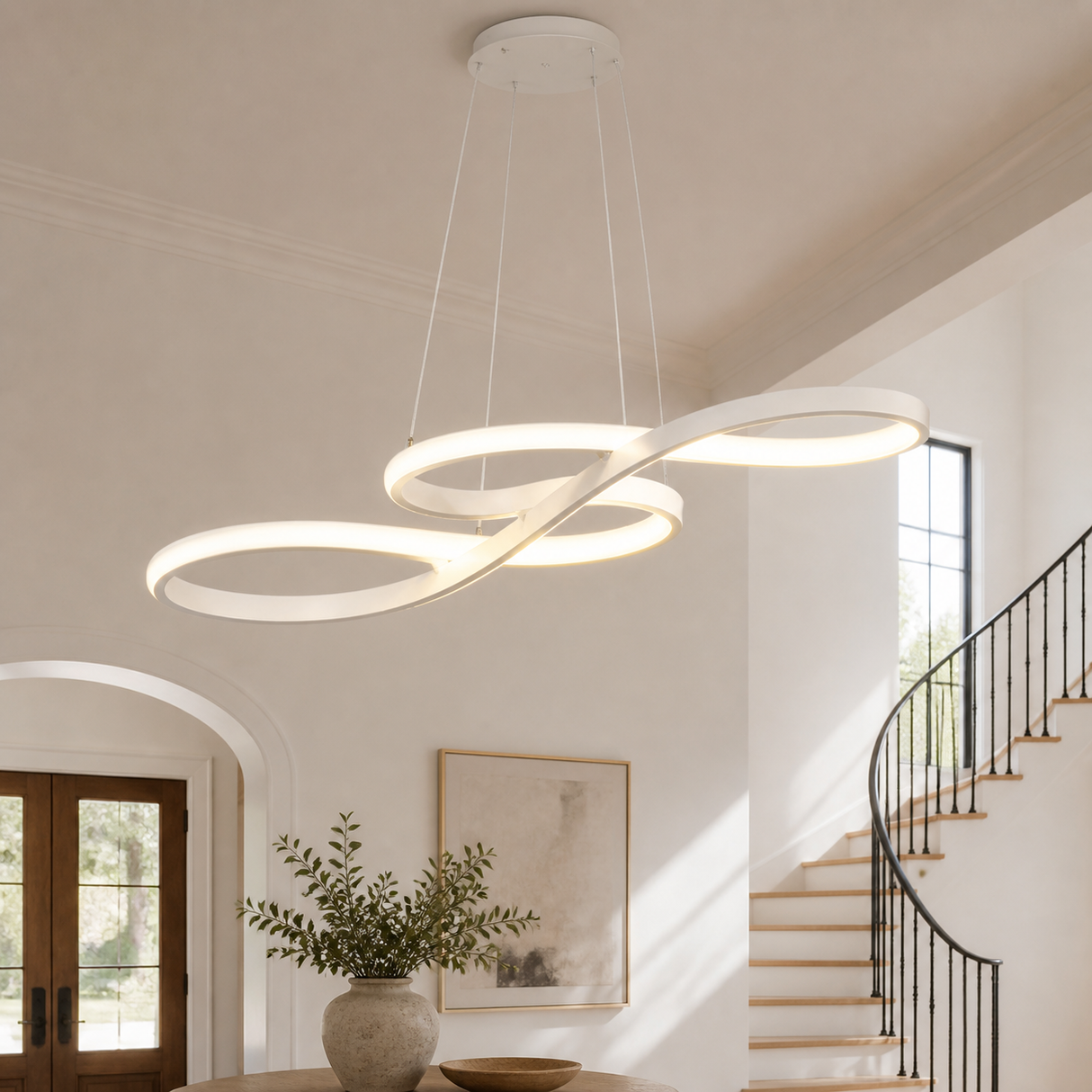 Aria Sculptural Pendant Chandelier