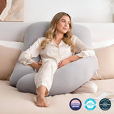 Mama Chill Pillow - U-Shaped Cooling Pregnancy Body Pillow