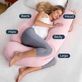 U Shaped Pregnancy Body Pillow for Cooling Full Body Support