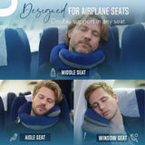 Double Support Travel Neck Pillow for Flights and Long Car Rides