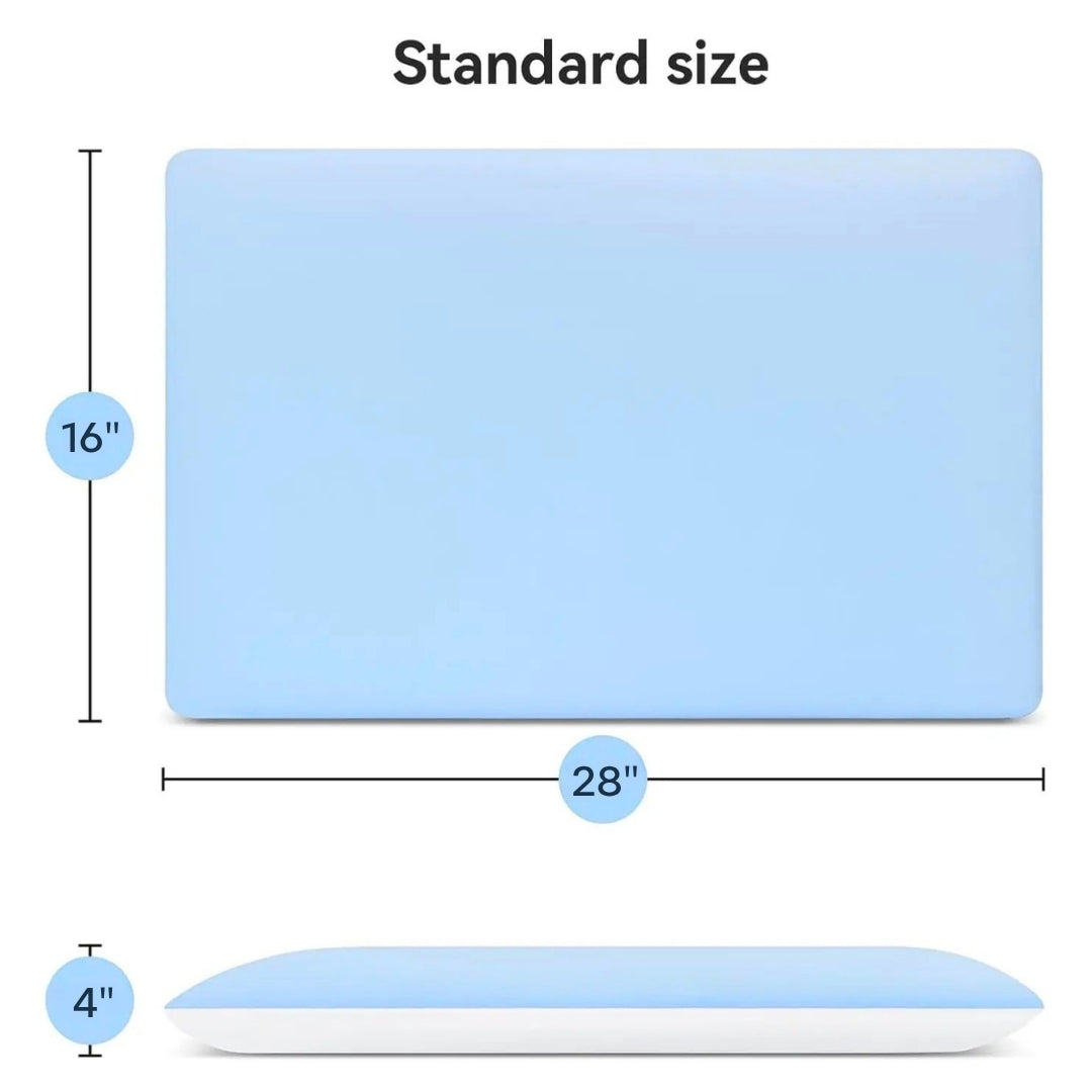 Hyper Slim Memory Foam Pillow for Stomach and Back Sleepers