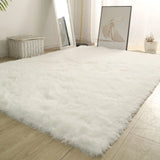 Fluffy Faux Fur Hall Carpet for Living Room Bedroom Kids Room Dorm