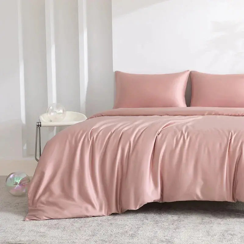 Luxury Bamboo Bed Sheets Set Soft Breathable 4 Piece Bedding