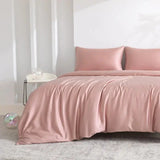Luxury Bamboo Bed Sheets Set Soft Breathable 4 Piece Bedding