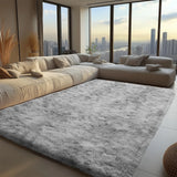 VIKAMA Fluffy Slip-Resistant Area Rug for Living Room Bedroom Bathroom