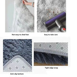 Tie-Dye Fluffy Shag Area Rug for Bedroom Living Room Nursery Floors