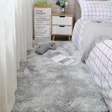 Tie-Dye Fluffy Shag Area Rug for Bedroom Living Room Nursery Floors