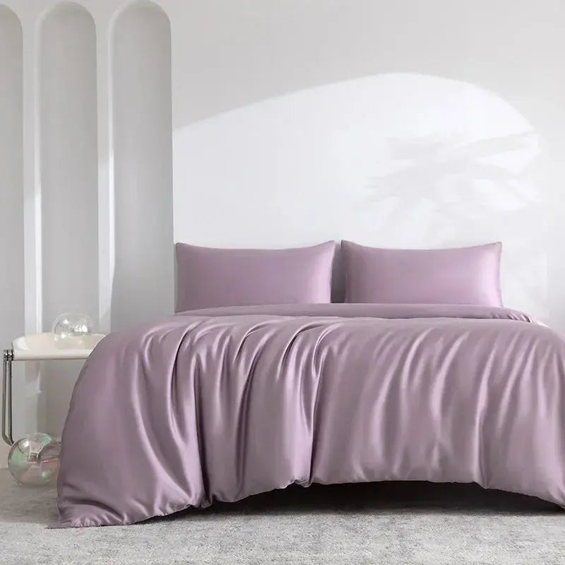 Luxury Bamboo Bed Sheets Set Soft Breathable 4 Piece Bedding