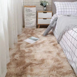 Tie-Dye Fluffy Shag Area Rug for Bedroom Living Room Nursery Floors