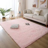 Fluffy Faux Fur Hall Carpet for Living Room Bedroom Kids Room Dorm