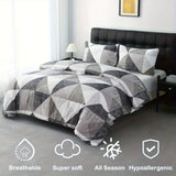 Abstract Duvet Cover Set 3 Piece Modern Bedroom Bedding