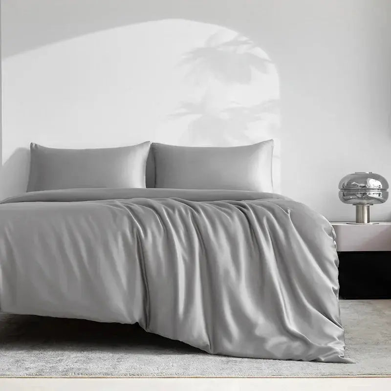 Luxury Bamboo Bed Sheets Set Soft Breathable 4 Piece Bedding