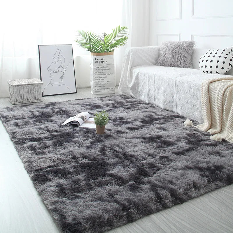 Fluffy Faux Fur Hall Carpet for Living Room Bedroom Kids Room Dorm