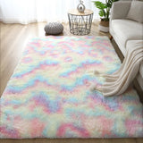 Fluffy Faux Fur Hall Carpet for Living Room Bedroom Kids Room Dorm