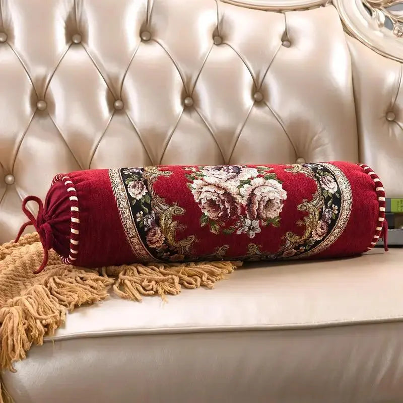 Cylindrical Bolster Pillow Decorative Support Bed Sofa