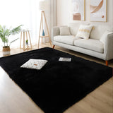 Fluffy Faux Fur Hall Carpet for Living Room Bedroom Kids Room Dorm