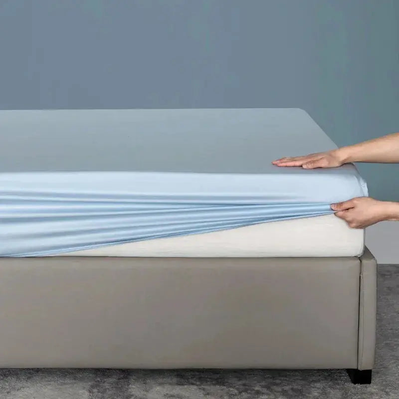 Bamboo Cooling Fitted Sheet Soft Breathable Bedroom Bedding