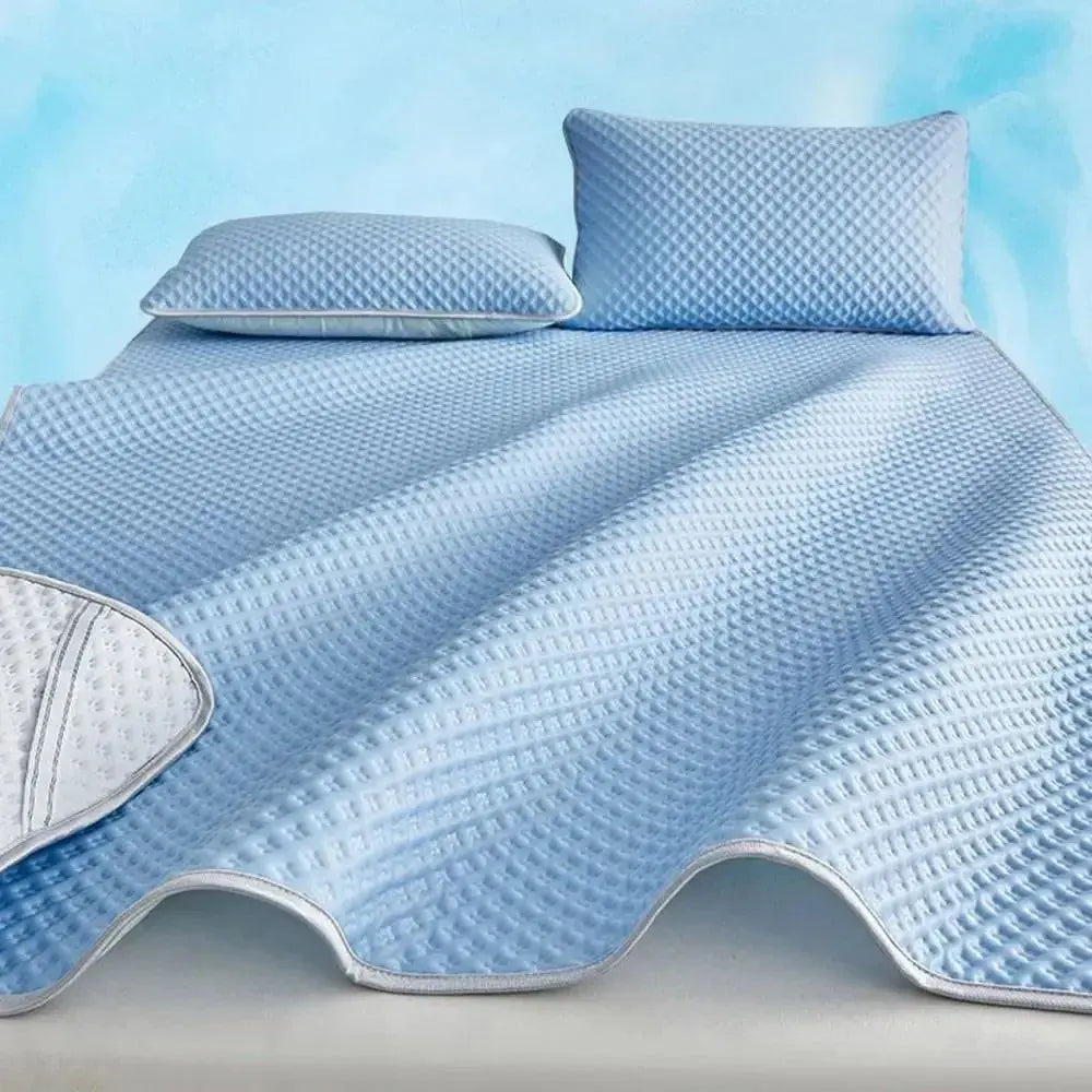 Cooling Mattress Pad Ice Silk Breathable Sleep Mat Bedroom