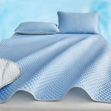 Cooling Mattress Pad Ice Silk Breathable Sleep Mat Bedroom