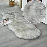 FORSWAN Faux Fur Sheepskin Area Rug for Bedroom Nursery Living Room
