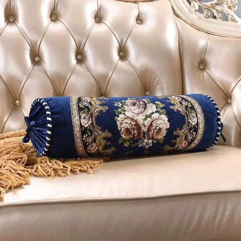 Cylindrical Bolster Pillow Decorative Support Bed Sofa
